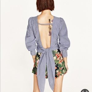 ZARA Basic Collection long sleeve top.  Size XS